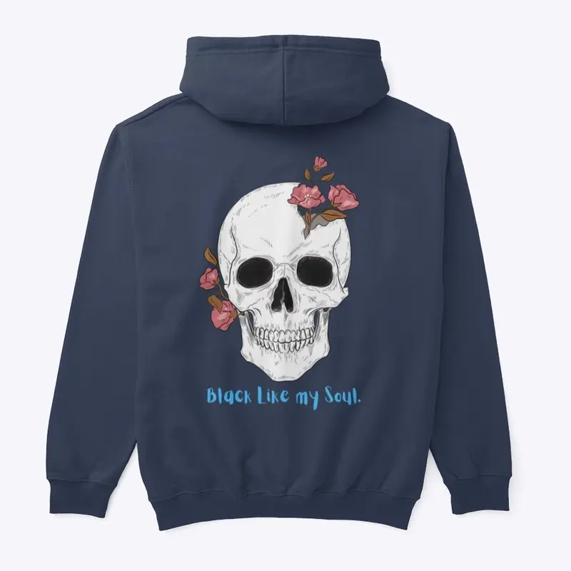 FLOWERS SKULL ROSE HOODIE